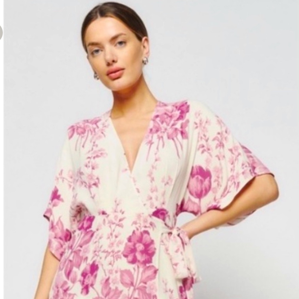 NWT Reformation wrap dress/gown - XS never worn